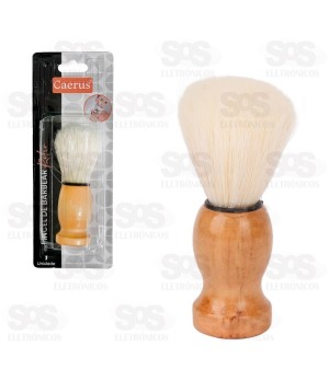 Pincel Para Barbear Cabo De Madeira Caerus CRS-2372