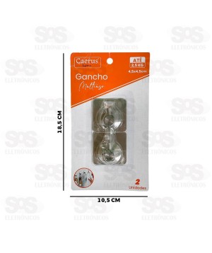 Ganchos Multiuso Metal 2 Unidades Caerus CRS-2342