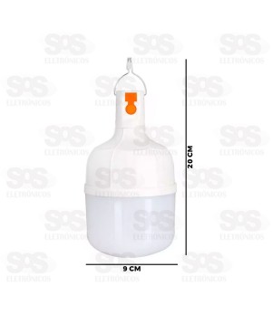 Lâmpada De Emergência Recarregável LED 38W Caerus CRS-2206