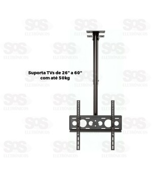 Suporte de Teto Para TV de 26 a 60 Polegadas Tomate MT-34