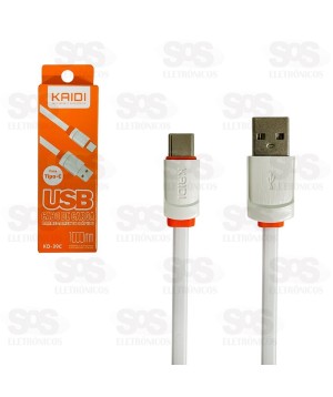 Cabo De Carregamento Type C 1 Metro Kaidi KD-39C