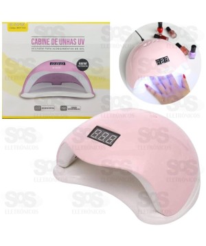 Cabine De Unhas LED UV Para Secar Gel  48W B-Max BM-F1183