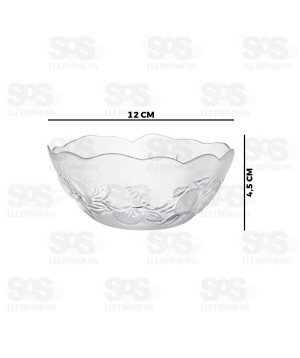 Kit 3 Peças Pote Bowl de Vidro Transparente WG21851