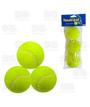 Kit Bola de Tênis 3 Unidades 919