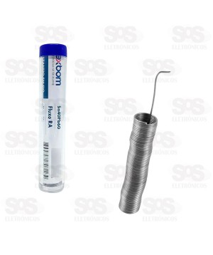 Estanho Em Fio Carretel 10g 1mm Exbom EF40-P10M10