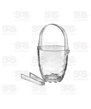Balde Para Gelo De Vidro Com Pegador 800ML BT002