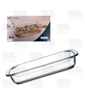 Travessa Retangular de Vidro 34x5CM CXKP-2,2L