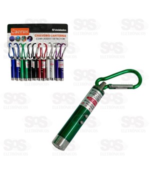 Chaveiro 3 Em 1 Laser 12 Unidades Caerus CRS-2234