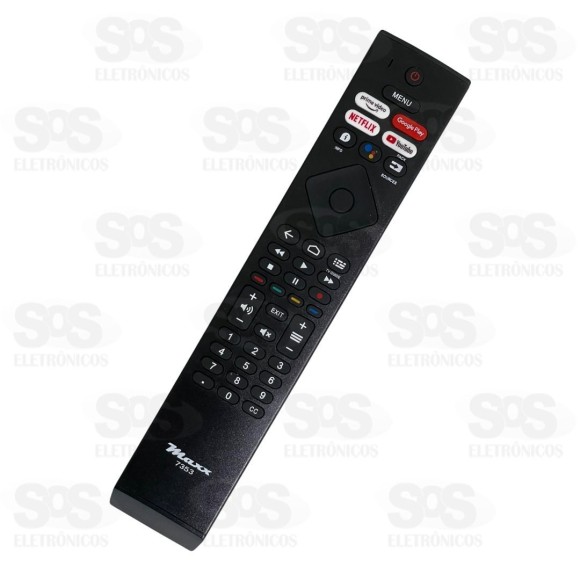 Controle Remoto Philips Netflix/Prime/Youtube/Google Play MAXX-7353