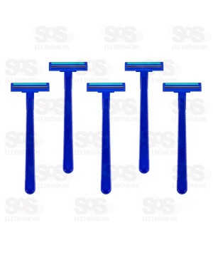 Aparelho De Barbear 2 Lâminas Com 5 Unidades AIH1367