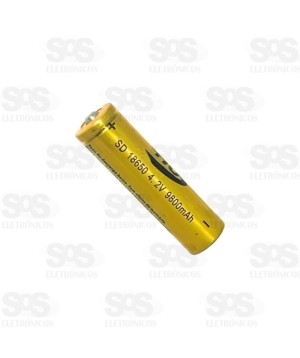 Bateria 18650 Recarregável Para Lanterna 4.2V 9800mAh