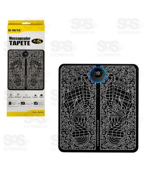 Tapete Massageador Elétrico Para Pé 19 Níveis B-Max BM-F925