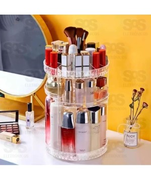 Porta Maquiagem Giratório 360 Graus AJ-I06