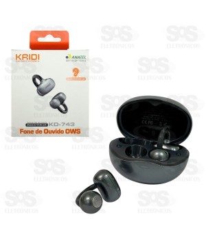 Fone De Ouvido Sem Fio Condução Óssea Kaidi KD-743