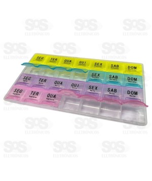 Porta Comprimido Semanal 28 Dias HX4738