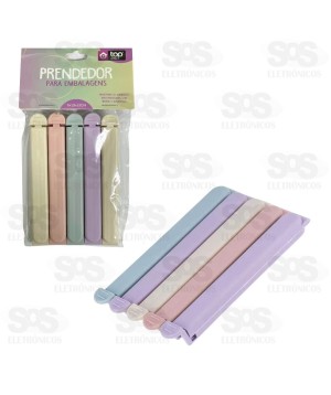 Prendedor Para Embalagens 5 Peças Top Útil TOP1517