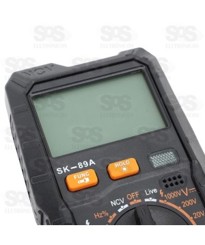 Multímetro Digital Com Cabo 3769