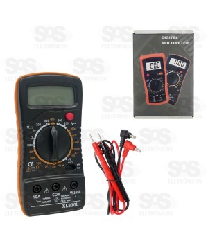 Multímetro Digital Com Cabo 3216