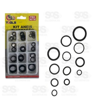 Kit Anéis de Vedação 50 Peças FBG 3072