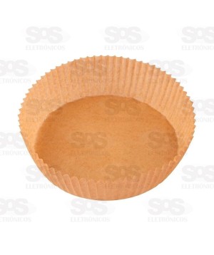 Forma Descartável Para Air Fryer 50 Unidades 20CM Top Útil TOP1647