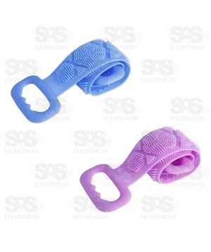 Escova de Banho Massageadora Silicone Top Útil TOP1064