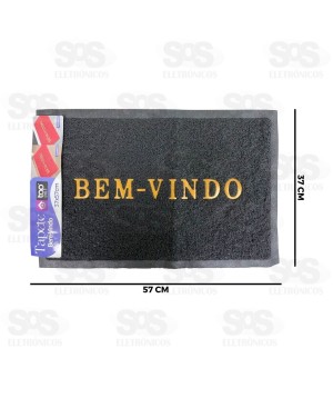 Tapete Bem Vindo Antiderrapante Cores variadas Top Útil TOP1901