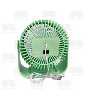 Ventilador Portátil De Mesa Ajustável Top Útil TOP1783