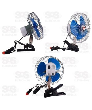 Mini Ventilador Automotivo 12V YA-4128