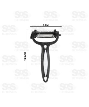 Descascador de Alimentos Inox 3 Em 1 Top Útil TOP1281