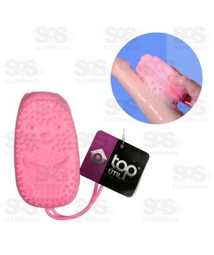 Esponja De Silicone Para Banho Bucha Macia Top Útil TOP0746