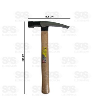 Martelo 24MM Cabo de Madeira FBG 3162