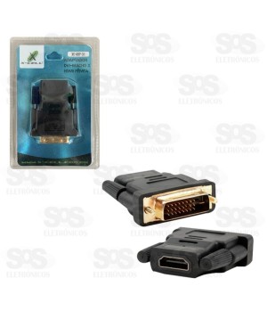 Adaptador DVI Macho Para HDMI Fêmea X-Cell XC-ADP-31