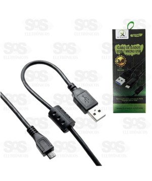 Cabo USB Para Micro USB V8 1,8 Metros X-Cell XC-CAB4