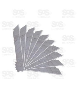 Lâmina Para Estilete 18mm com 10 Unidades Yara YA8560
