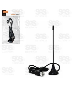 Mini Antena Interna Com Imã 2,5 Metros Caerus CRS-2366