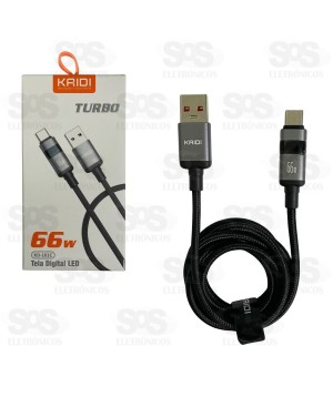 Cabo Turbo 66W Type C 1 Metro Kaidi KD-101C