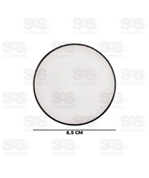 Espelho Lupa 5X Redondo Com Ventosa Top Útil TOP1501