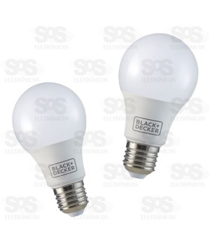 Lâmpada LED Bulbo 12W E27 Luz Branca Black+Decker BDA6-1000