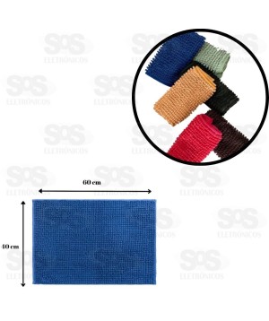 Tapete Bolinha Em Microfibra Antiderrapante Cores variadas Top Útil TOP0673