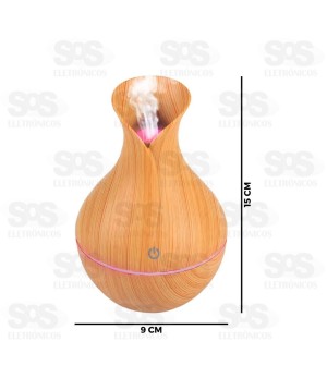 Difusor Umidificador De Ar Com Led 200ML AJ-M02