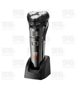 Barbeador Elétrico Profissional Recarregável B-Max BM-C053