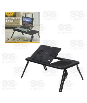 Mesa Dobrável Com Cooler Para Notebook B-Max BMG-47