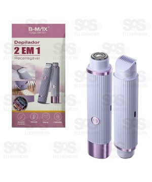 Aparador De Pelos Elétrico 2 em 1 B-Max BM-C071
