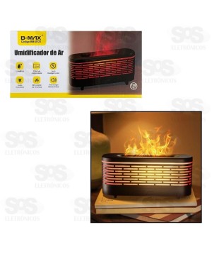 Difusor Umidificador Aromático De Ar Chamas B-Max BM-U121