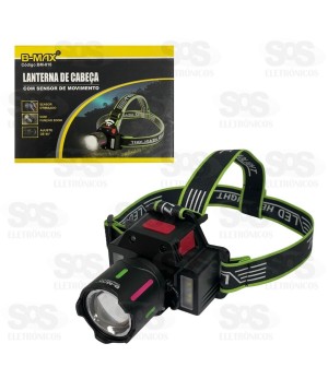 Lanterna de Cabeça Com Sensor B-Max BM-816