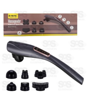 Bastão De Massagem Multifuncional 10 Velocidades B-Max BM-F1226