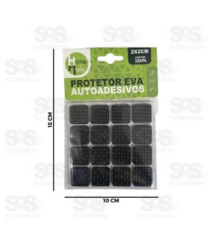 Protetor EVA Autoadesivo 32 Unidades HM-536