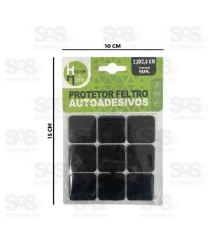 Protetor Feltro Autoadesivo 9 Unidades HM-538