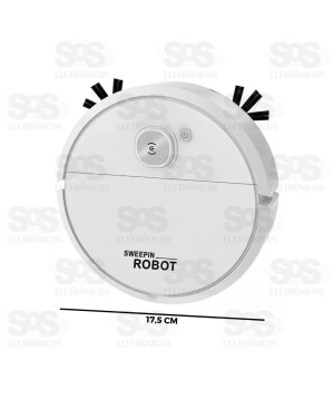 Robô Aspirador de Pó Recarregável Sweepin Robot S617