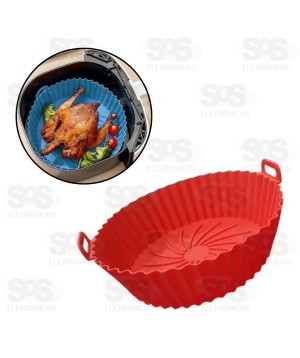 Forma De Silicone Para Air Fryer 19,5x5,5CM TOP1032
